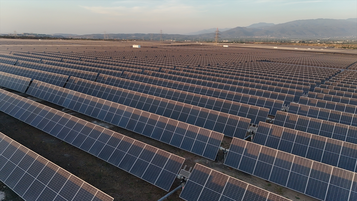 Hatay'ın Erzin İlçesindeki çorak arazi güneş tarlasına dönüştü