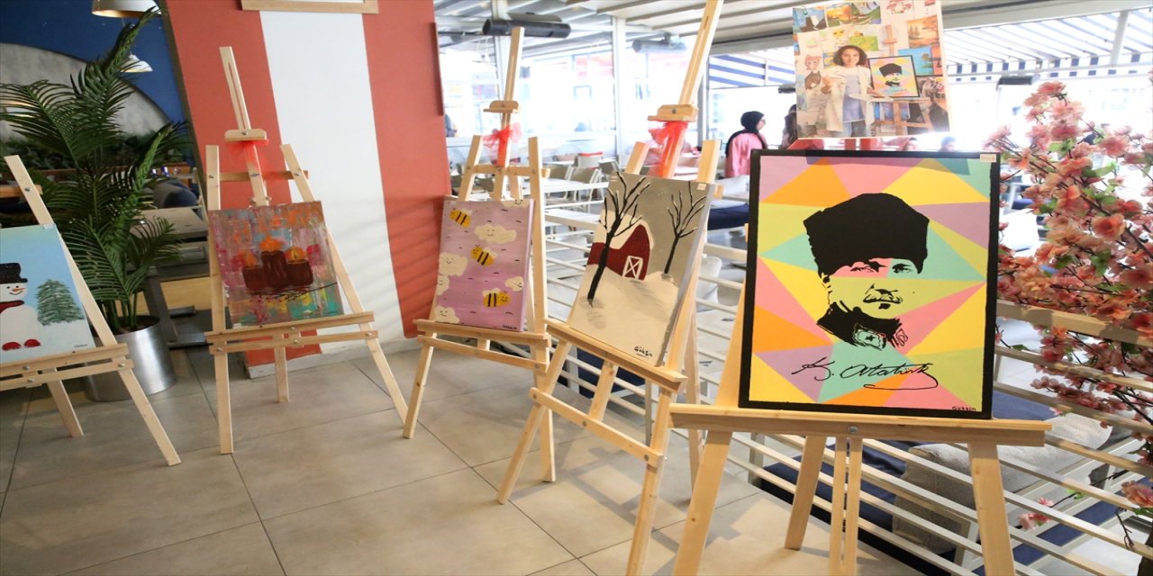 10 Yaşındaki Gökşin’den Anlamlı Sergi: Geliri Türk Eğitim Vakfına Bağışlanacak