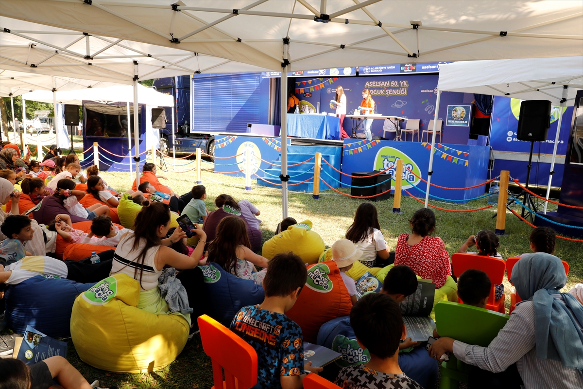 ASELSAN 50. Yıl Çocuk Şenliği Samsun Kültür Yolu Festivali'nde minikleri teknolojiyle buluşturuyor