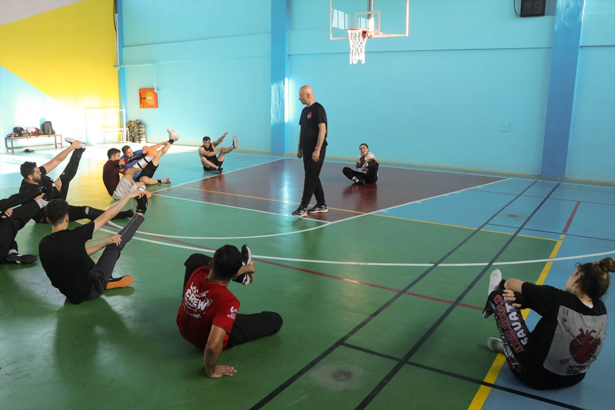 Dünya şampiyonasına hazırlanan Savate Combat Milli Takımı'nın Çankırı'daki kampı sürüyor