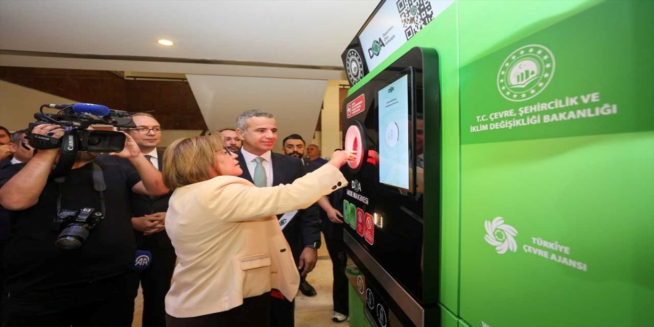 Gaziantep’te DOA cihazı hizmete girdi: Ambalaj atıklarını teşvikli geri dönüşümle toplayarak doğa korunacak