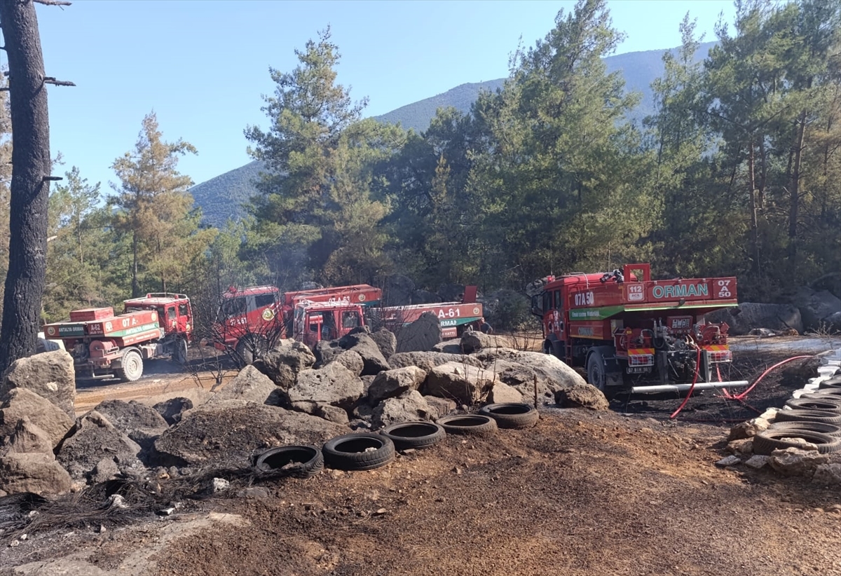 Antalya'nın Finike ilçesinde çıkan orman yangını kontrol altına alındı
