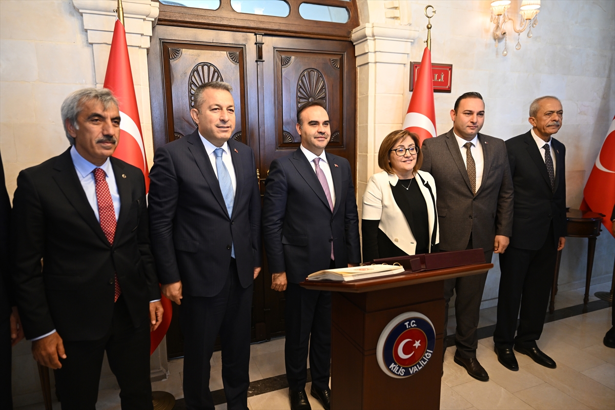 Sanayi ve Teknoloji Bakanı Mehmet Fatih Kacır, Kilis'te
