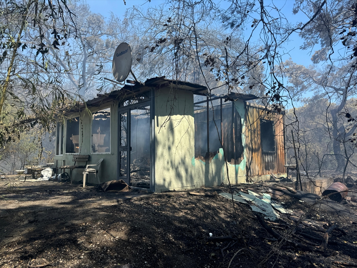 Antalya'da ormanlık alanda çıkan yangına müdahale ediliyor