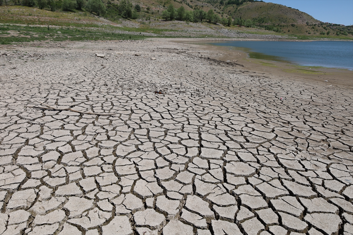 Çankırı'nın içme suyunu karşılayan Güldürcek Barajı'nda su seviyesi yüzde 27'nin altına düştü