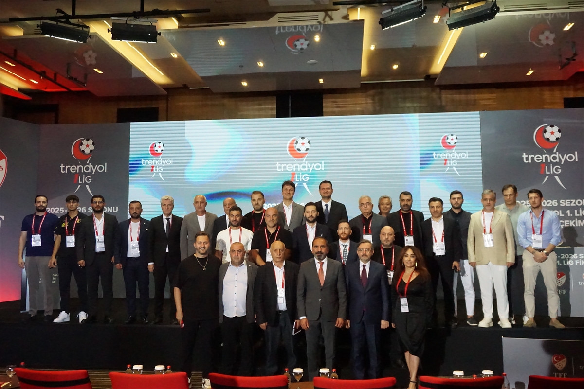 5 Takımın küme düşeceği Trendyol 1. Lig 2025-2026 sezonu fikstür çekimi gerçekleştirildi