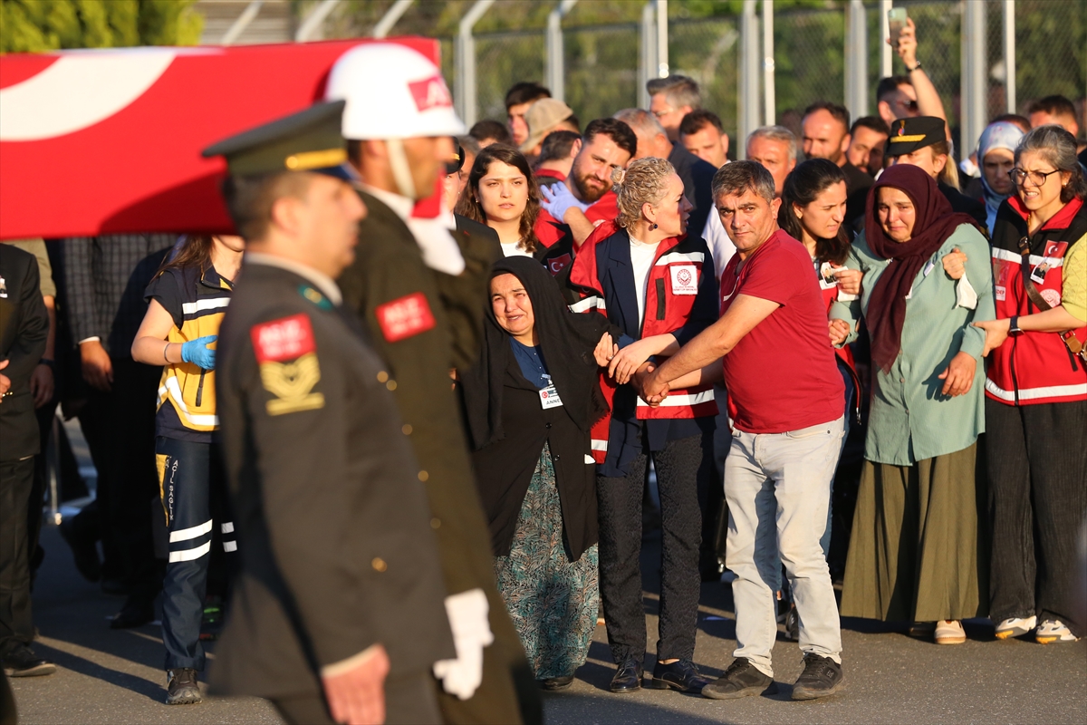 Şehit Uzman Çavuş Kani Obi'nin cenazesi, memleketi Ordu'ya getirildi