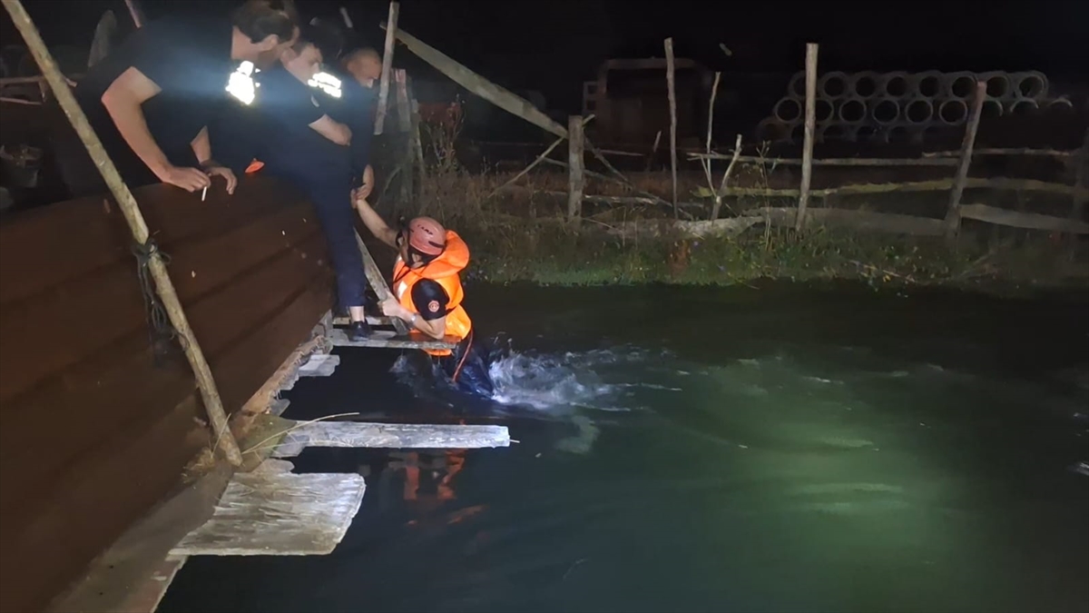 Bafra'da sulama kanalına düşen kişi öldü