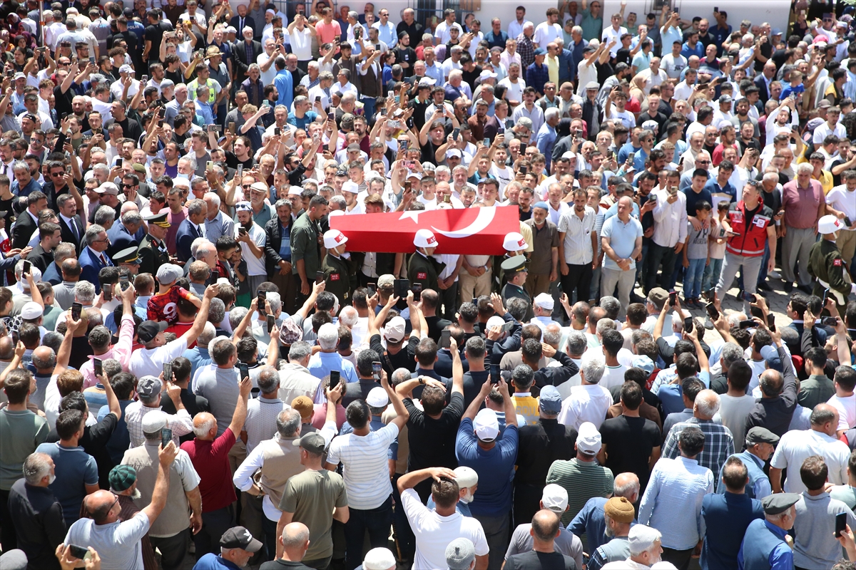 Şehit Uzman Çavuş Kani Obi, memleketi Ordu'da son yolculuğuna uğurlandı