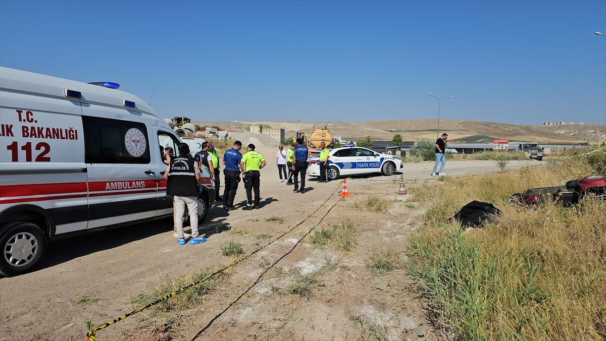 Çorum'da devrilen üç tekerlekli motosikletin sürücüsü öldü