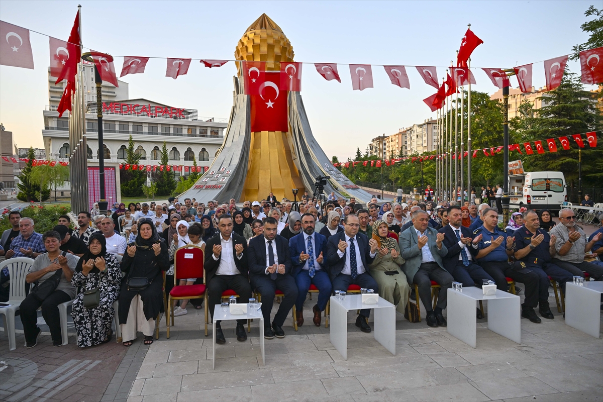 Başkentte 15 Temmuz Demokrasi ve Milli Birlik Günü etkinliği düzenlendi
