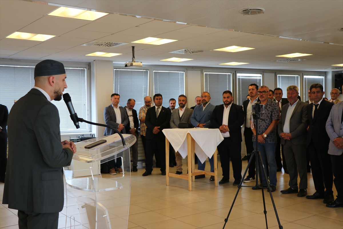 Fransa'da 15 Temmuz Demokrasi ve Milli Birlik Günü vesilesiyle anma programı yapıldı