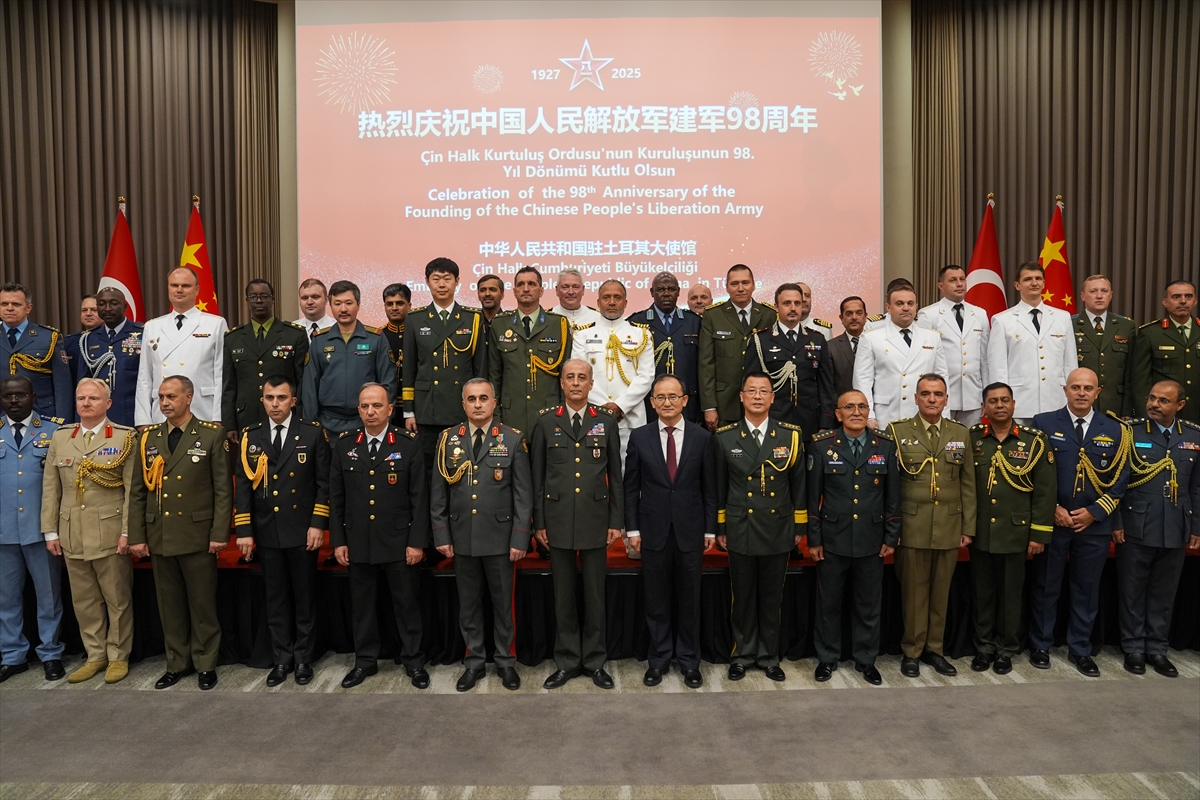 Çin'in Ankara Büyükelçiliği, Çin ordusunun kuruluş günü vesilesiyle resepsiyon düzenledi
