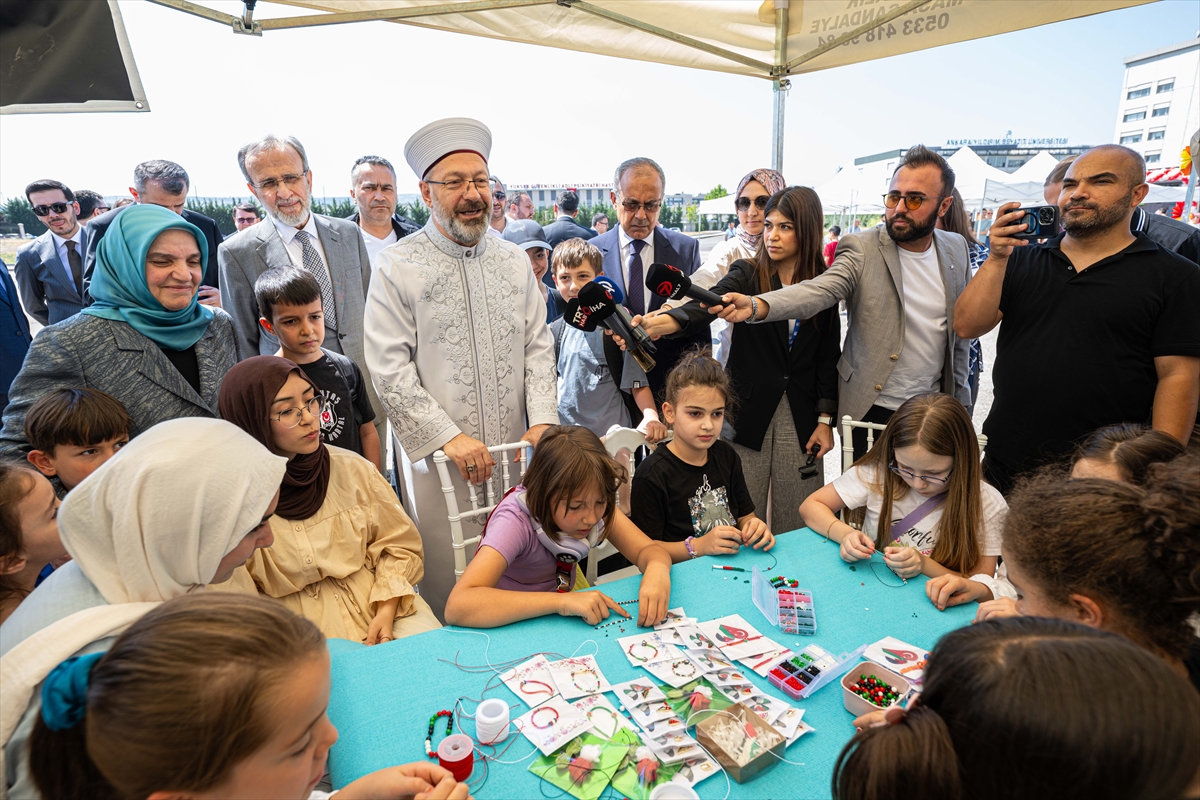 Diyanet İşleri Başkanı Erbaş, "Mobil Kur'an Kursu Açılış Töreni"nde konuştu: