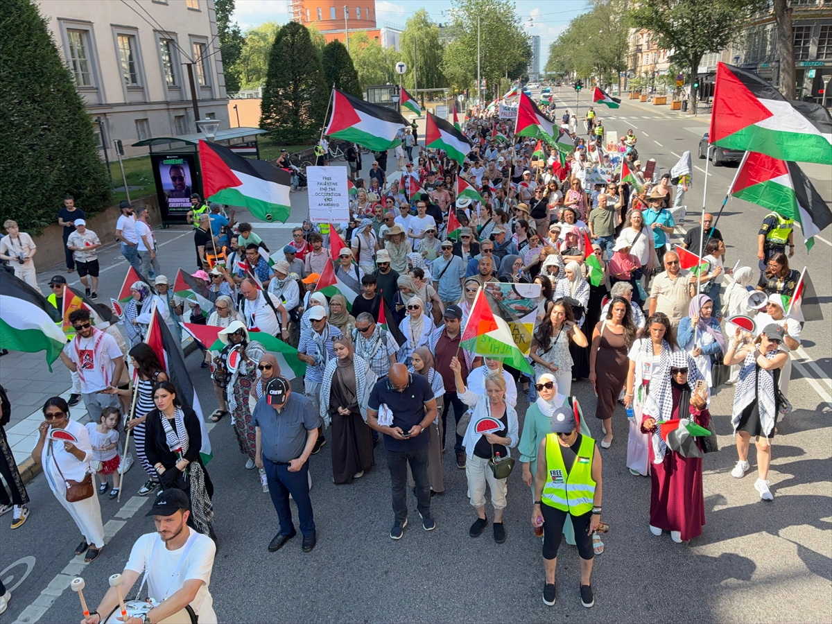 İsrail, İsveç'te protesto edildi