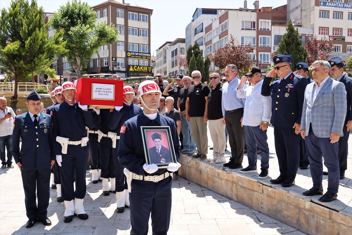 Amasya'da vefat eden Kore gazisi son yolculuğuna uğurlandı