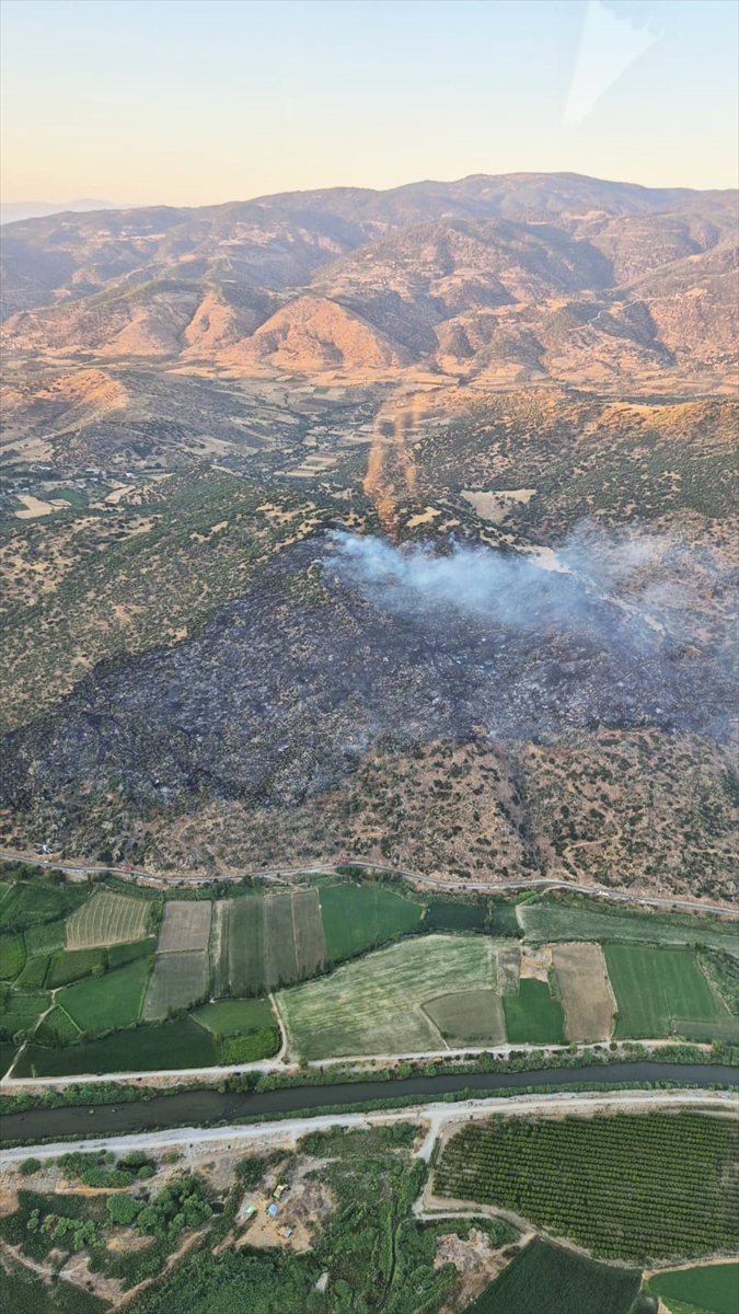 Aydın'da makilik alanda çıkan yangın söndürüldü