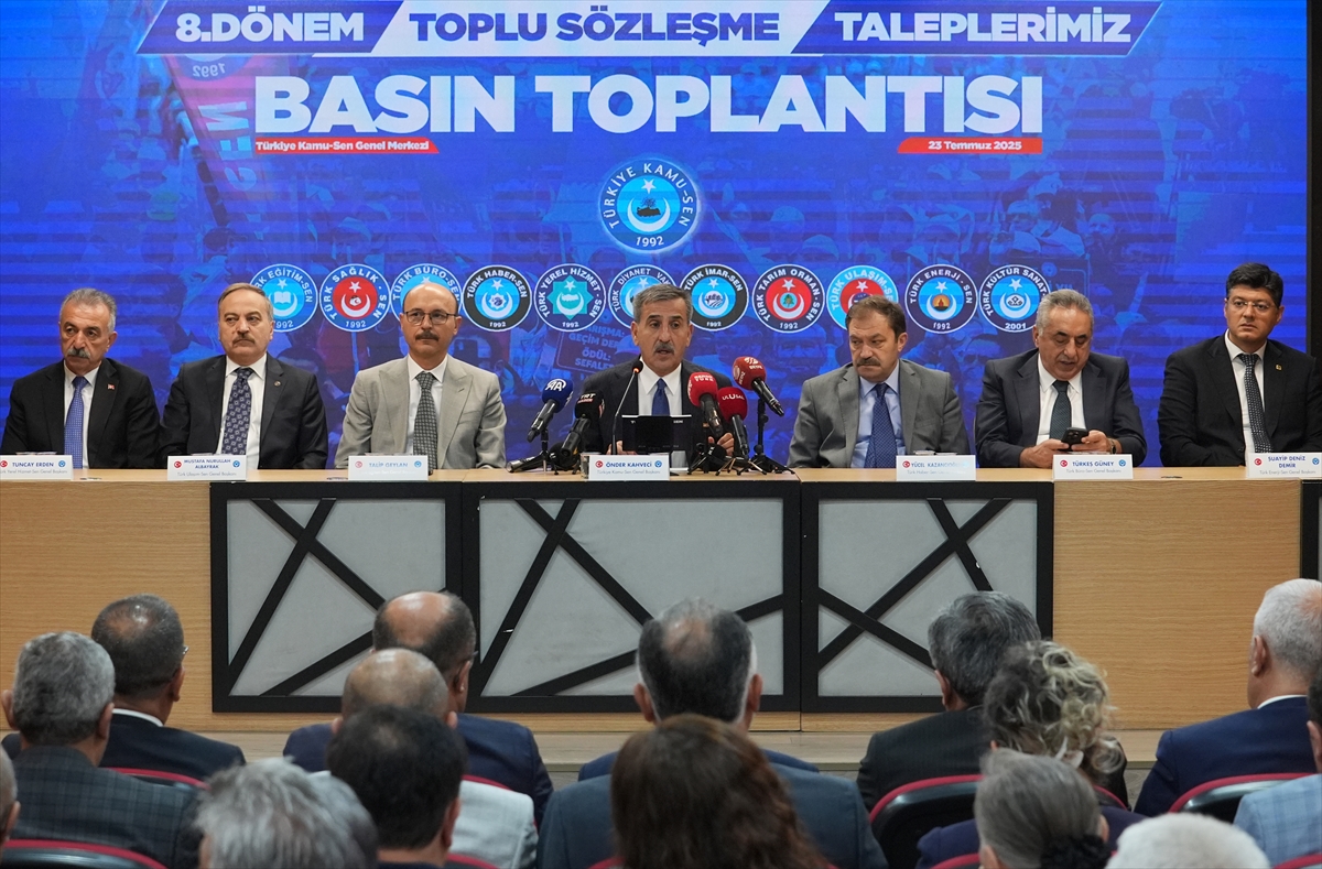 Türkiye Kamu-Sen, 8. Dönem Toplu Sözleşme taleplerini açıkladı