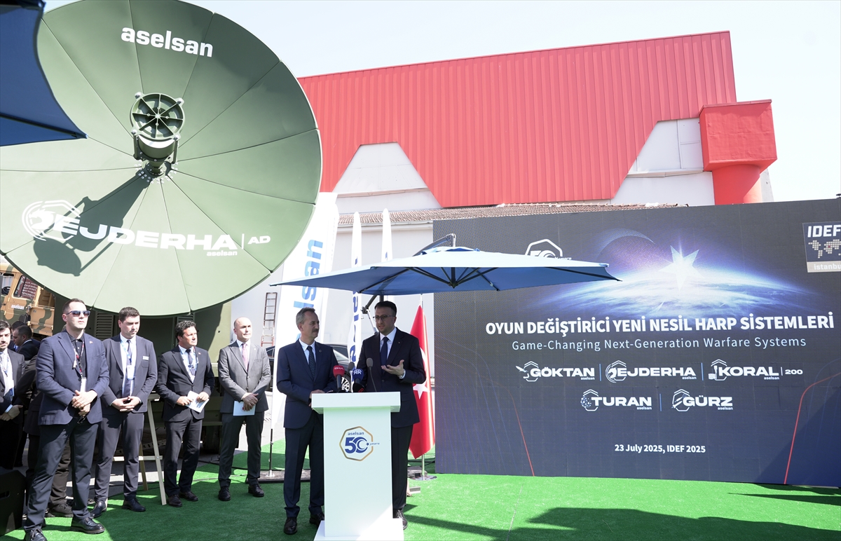 ASELSAN, IDEF 2025'te Çelik Kubbe'ye dahil olan yeni sistemleri tanıttı
