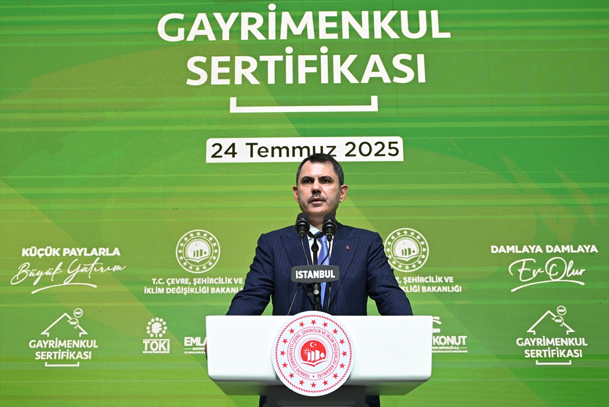 Bakan Kurum, Gayrimenkul Sertifikası tanıtım toplantısında konuştu: