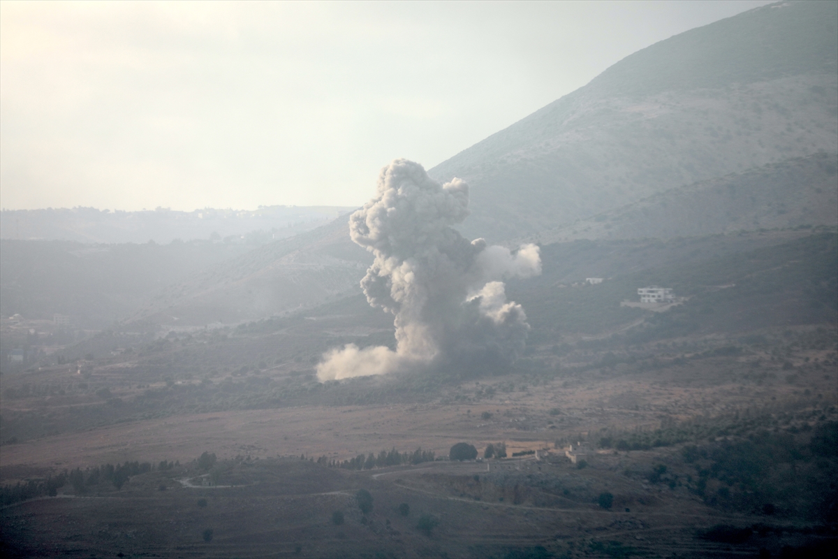 İsrail savaş uçakları Lübnan'ın çeşitli bölgelerine yoğun hava saldırıları düzenledi