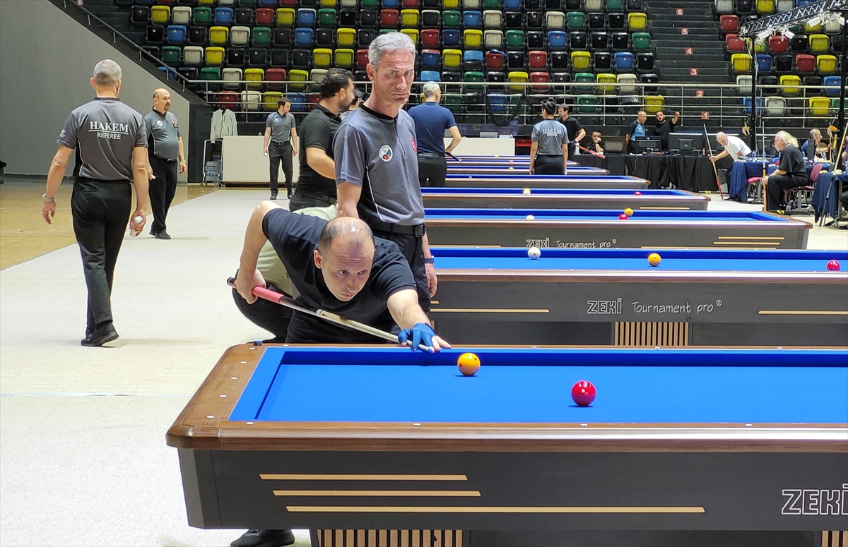 Türkiye 3 Bant Bilardo Şampiyonası'nın ikinci etabı, Samsun'da başladı