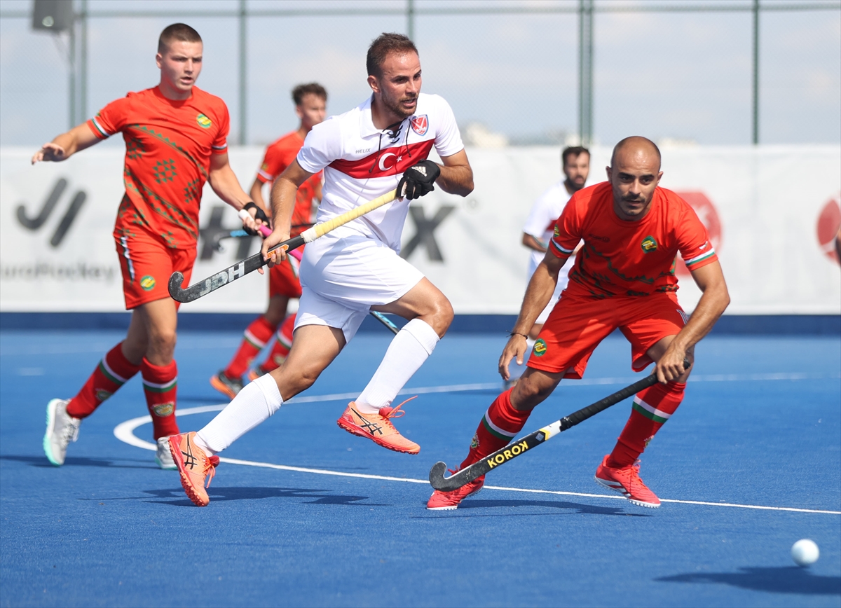 Açık Alan Hokeyi Erkekler Avrupa Şampiyonası 3, Kırklareli'nde sürüyor