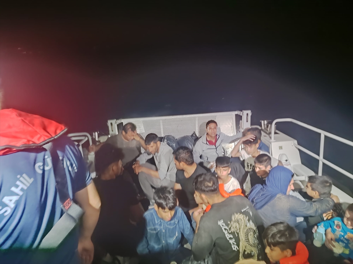 Çanakkale'de 32 düzensiz göçmen yakalandı