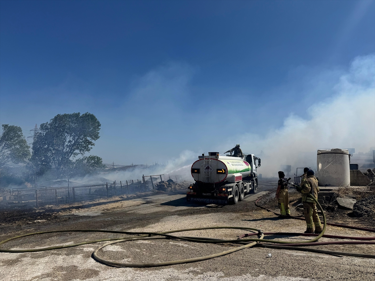 Çatalca'da 2 bölgede çıkan yangına müdahale ediliyor