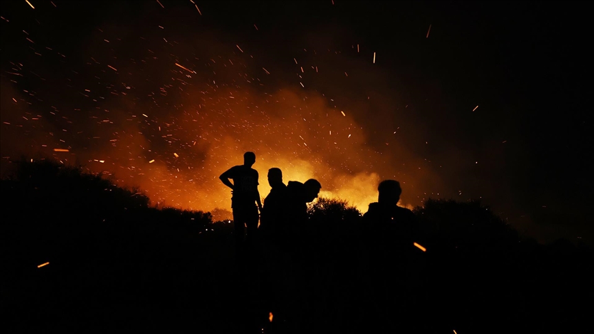 Yunanistan'da orman yangınları nedeniyle sağlık kuruluşları tahliye edildi