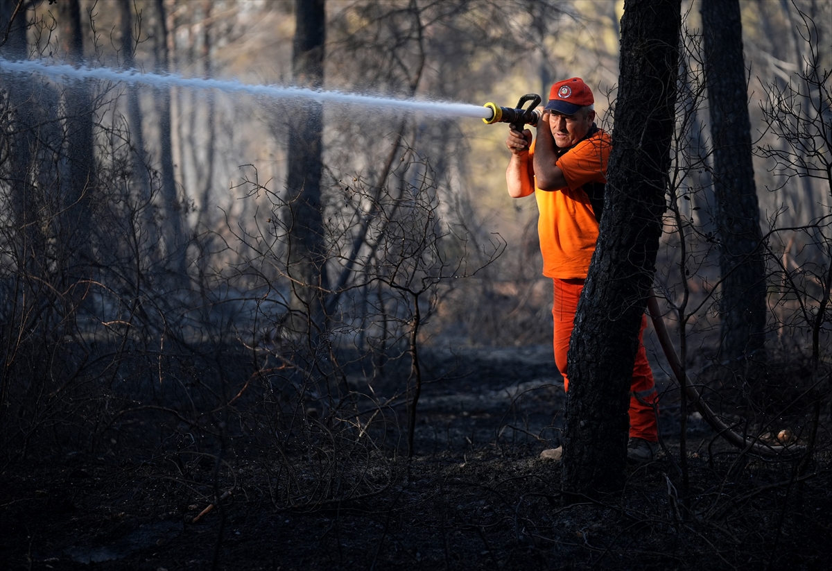 İzmirli mahalle sakinleri evlerine kadar yaklaşan orman yangınını anlattı