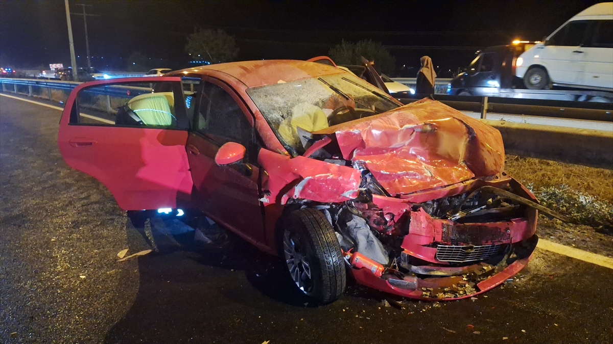 Samsun'da iki otomobilin çarpıştığı kazada 1’i ağır 8 kişi yaralandı