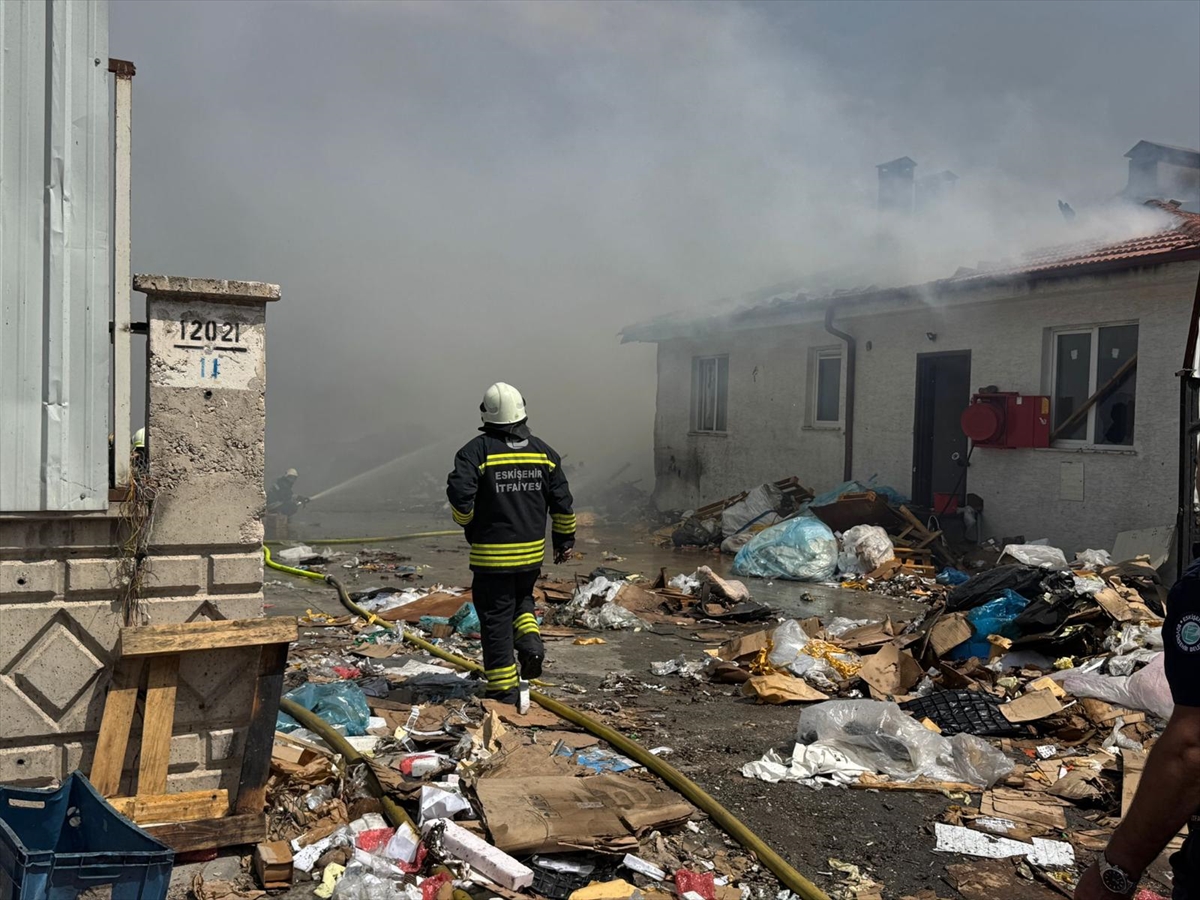Eskişehir’in Odunpazarı İlçesinde Yangın