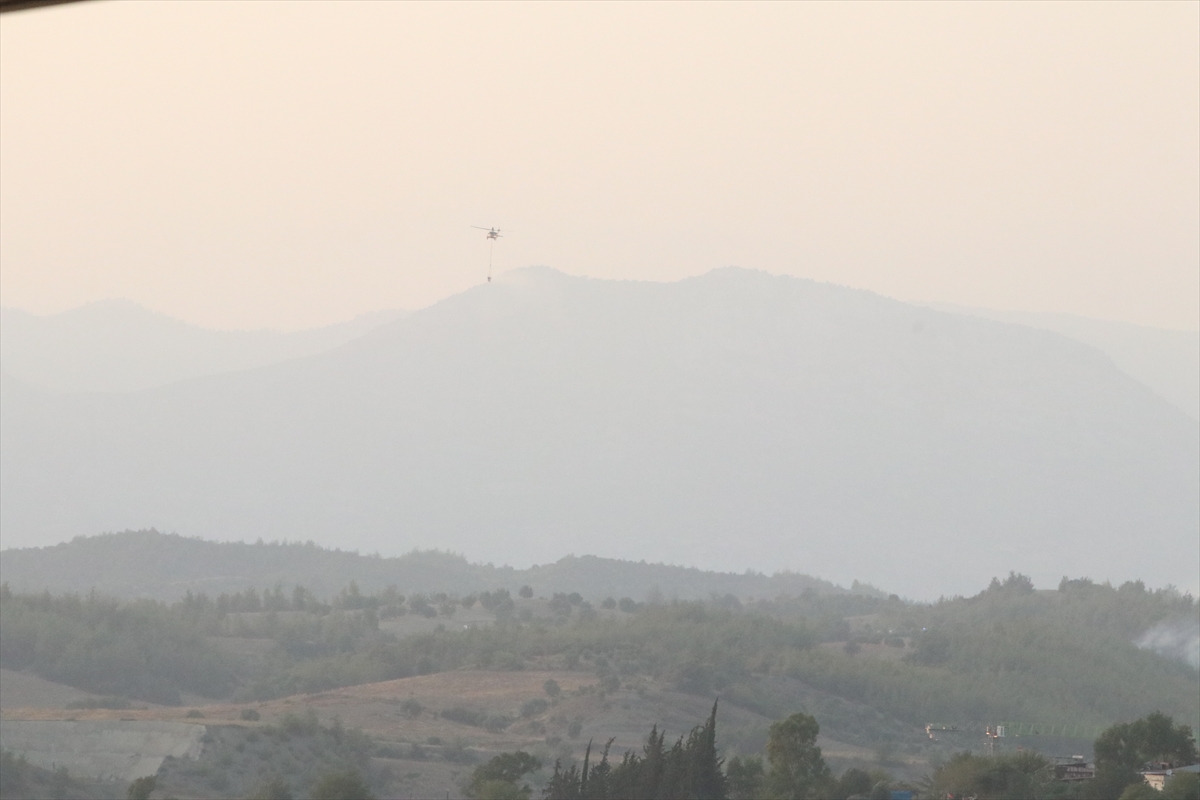 Adana'nın İmamoğlu ilçesinde orman yangını çıktı