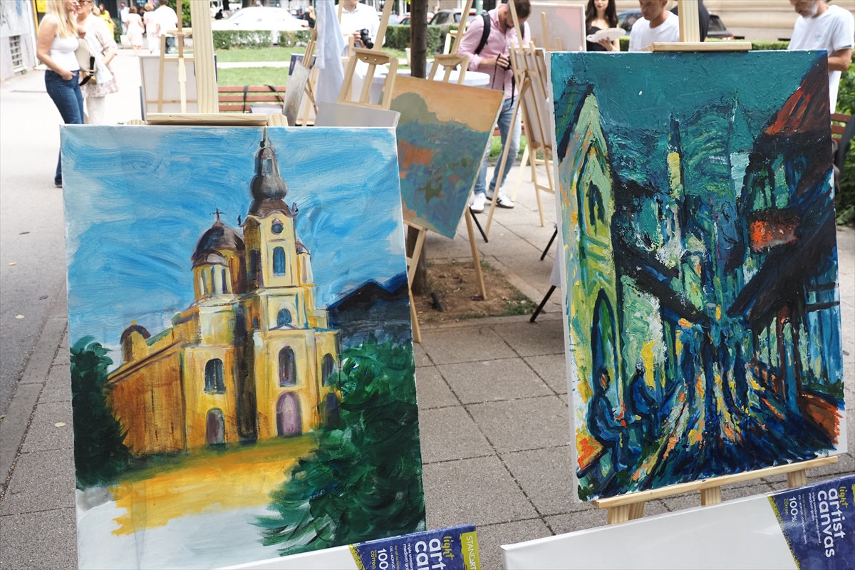 Bosna Hersekli ressamlar, ülkelerinin mimari ve doğal güzelliklerini tuvallerine yansıttı