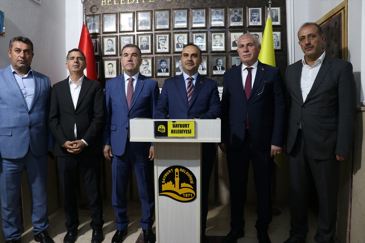 Sanayi ve Teknoloji Bakanı Kacır, Bayburt'ta konuştu: