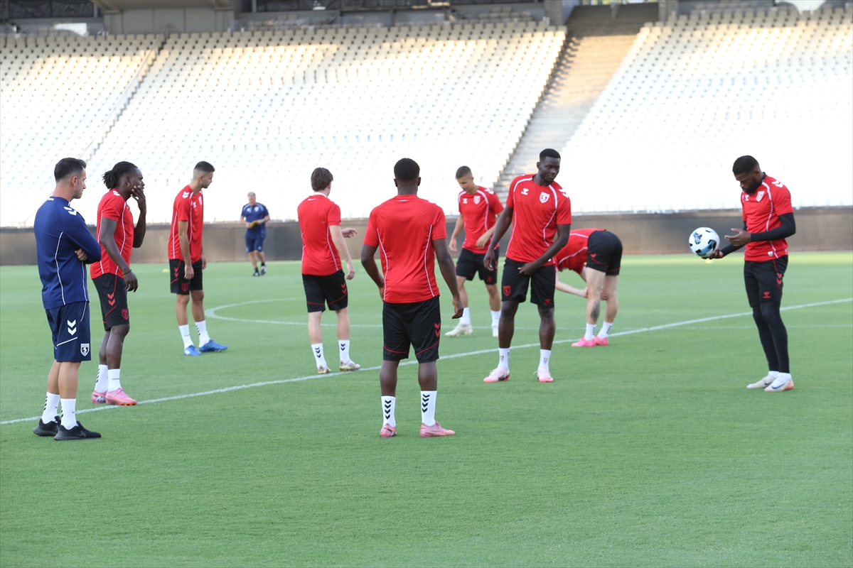Samsunspor, Panathinaikos maçının hazırlıklarını tamamladı