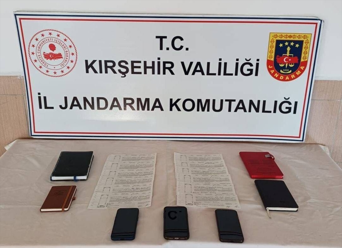 Kırşehir'de tefecilik operasyonunda gözaltına alınan 3 şüpheliden 1'i tutuklandı