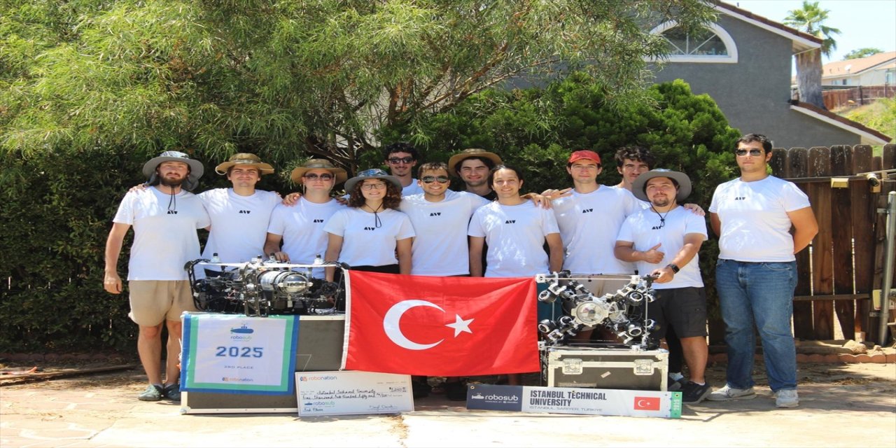 İTÜ’NÜN OTONOM SU ALTI ARACI ABD’DEKİ ROBOSUB 2025 YARIŞMASINDA DÜNYA ÜÇÜNCÜLÜĞÜNÜ KAZANDI