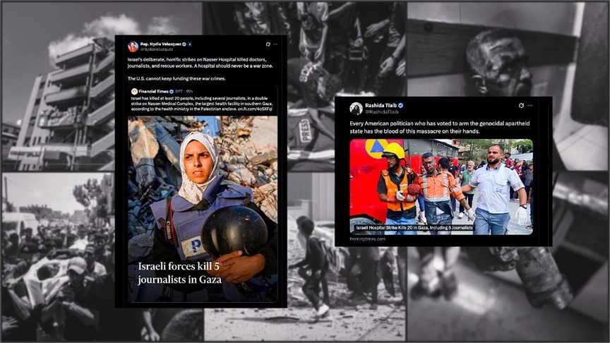 ABD'de Kongre üyeleri, İsrail'in Gazze'deki Nasır Hastanesine saldırılarına tepki gösterdi