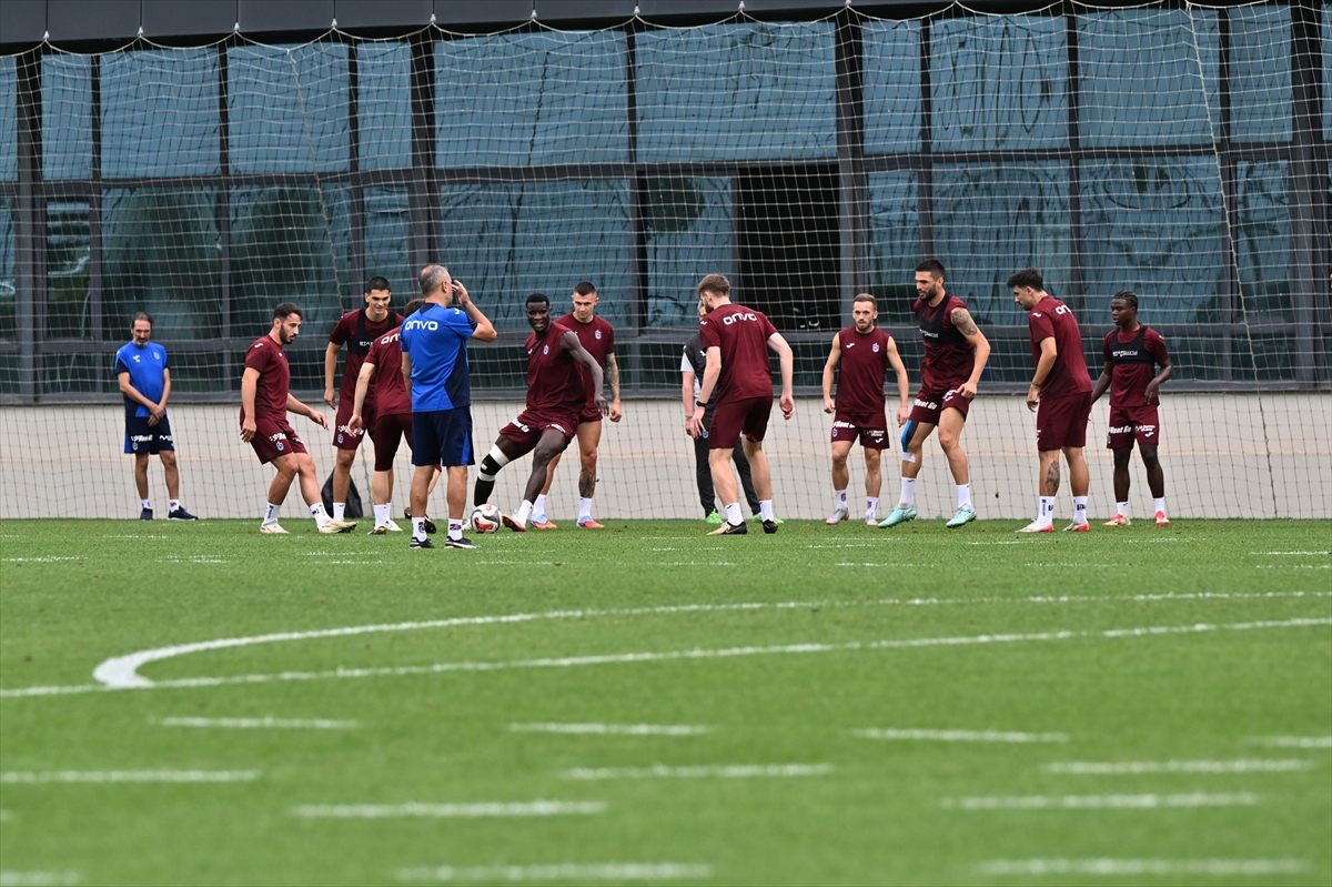 Trabzonspor, Samsunspor maçı hazırlıklarını sürdürdü