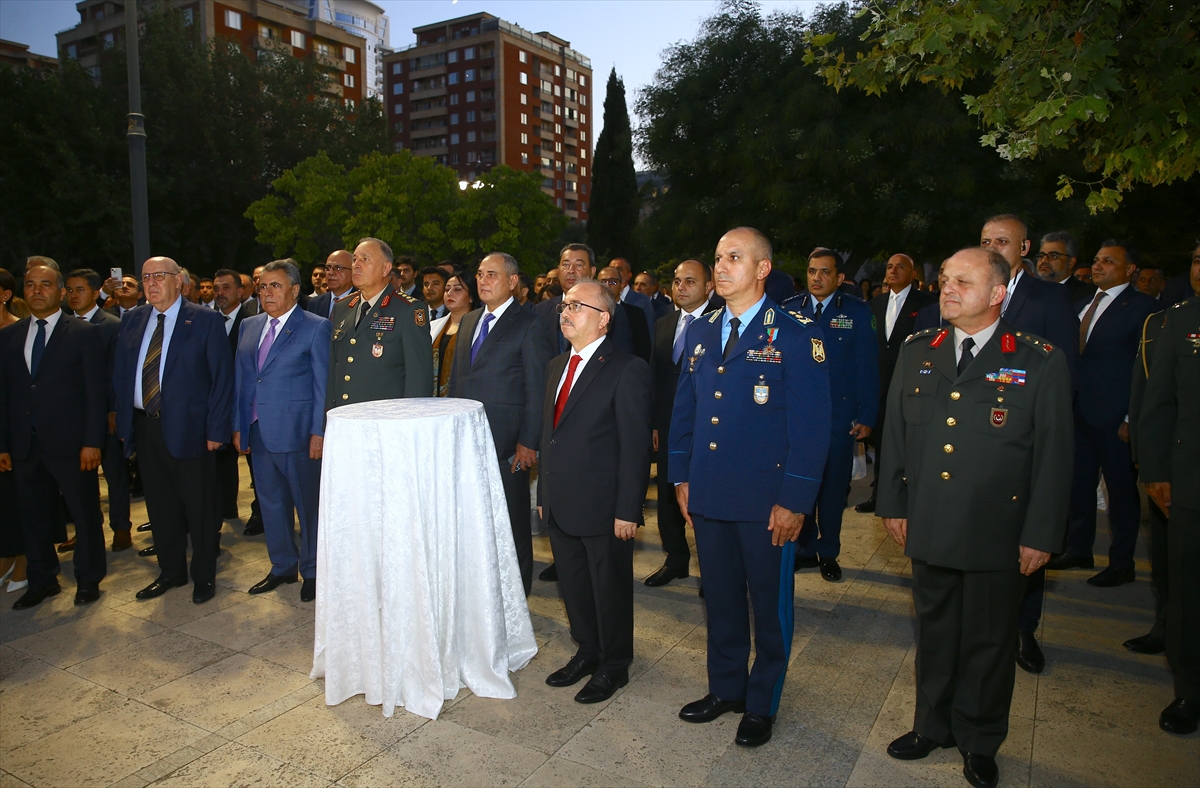 Bakü'de 30 Ağustos Zafer Bayramı'nın 103. yılı kutlandı