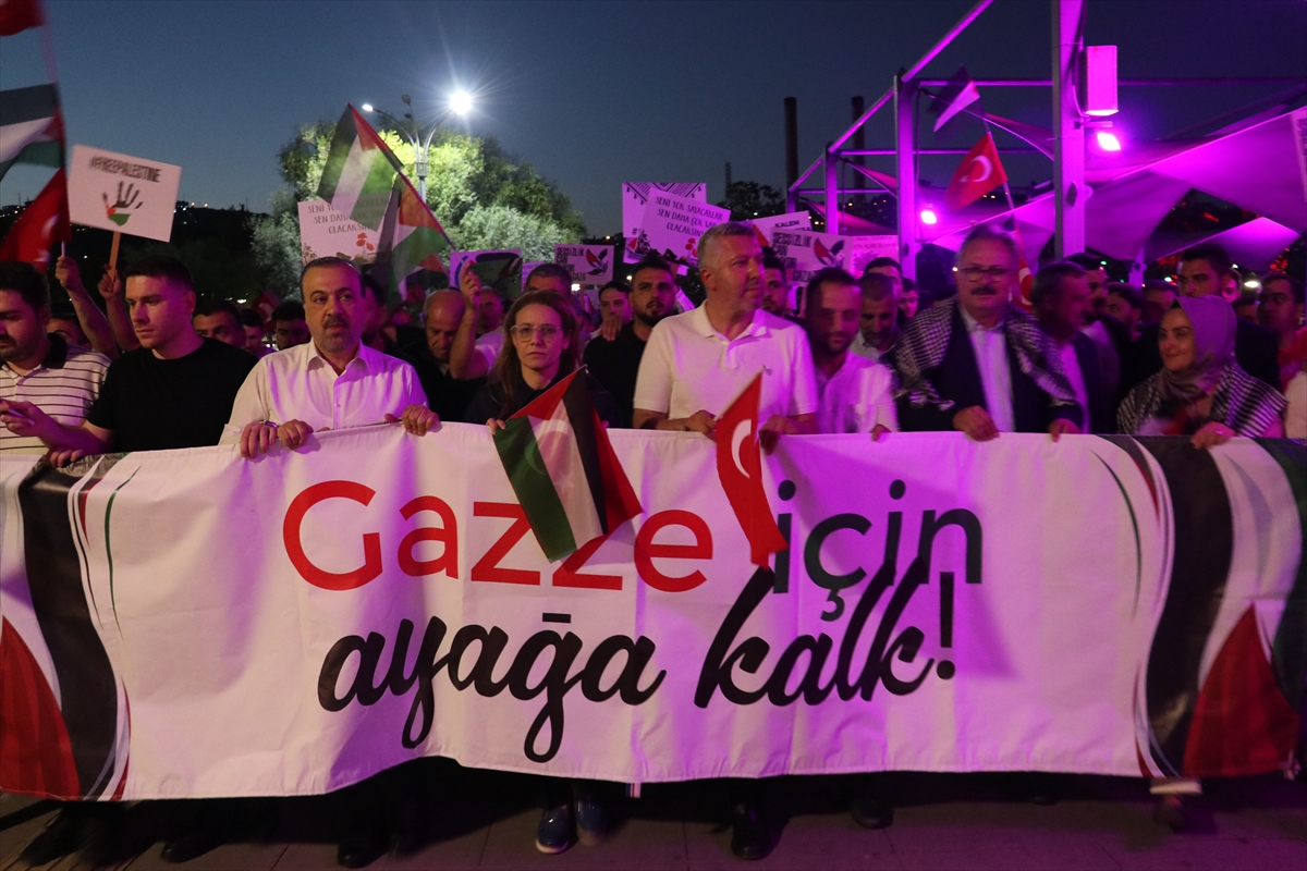 Kocaeli ve Karabük'te Gazze'ye destek etkinliği düzenlendi