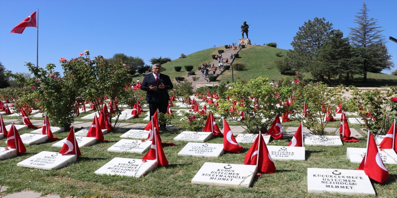 Kütahya Dumlupınar Şehitliği’nde 30 Ağustos Zafer Bayramı’nda ziyaretçi yoğunluğu yaşandı