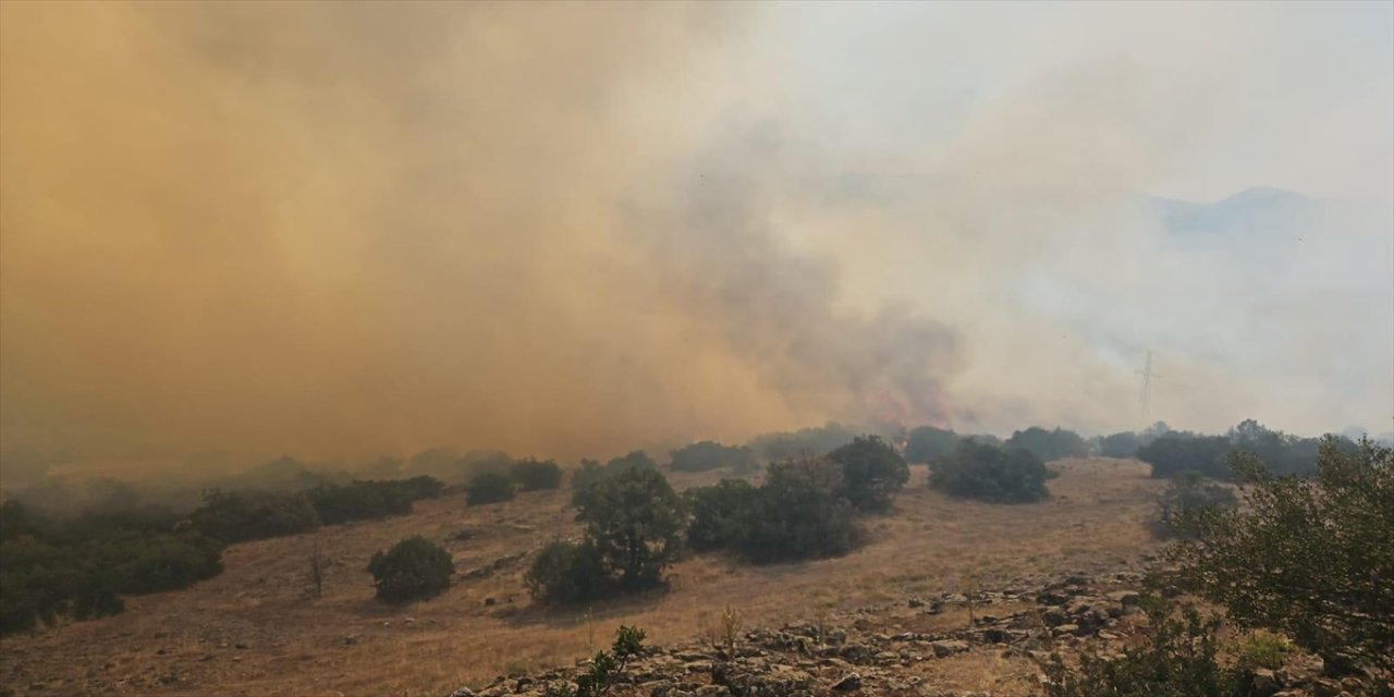 Balıkesir Kepsut’ta Orman Yangını: Havadan ve Karadan Müdahale Sürüyor