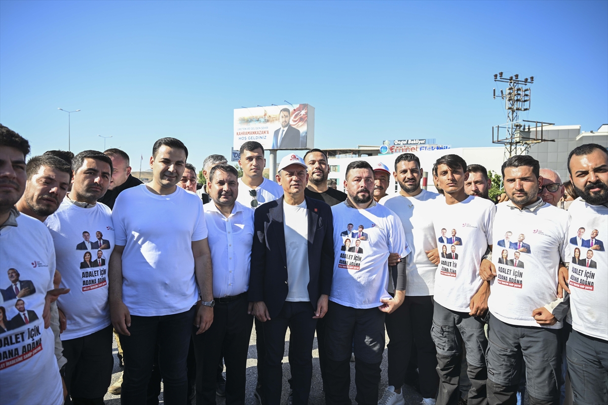 CHP Genel Başkanı Özel, "Adana'dan Silivri'ye Özgürlük Yürüyüşü"ne katıldı