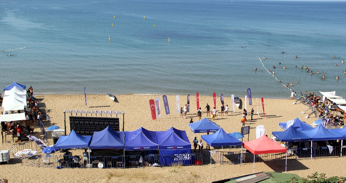 Sinop'ta düzenlenen Deniz Küreği Türkiye Şampiyonası Sahil Sürat Yarışları sona erdi