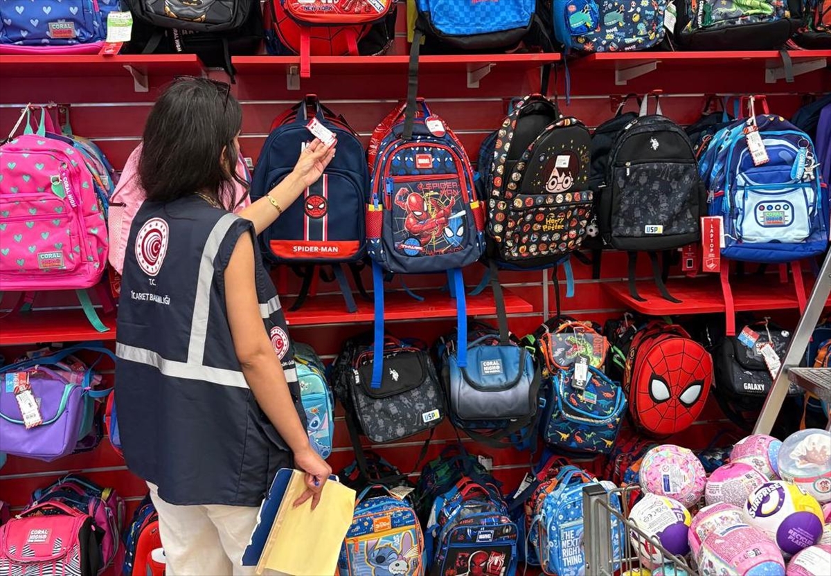 Mersin'de kırtasiye ve okul ürünlerine yönelik denetim yapıldı