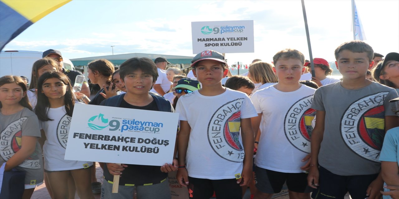 Tekirdağ’da 9. Uluslararası Süleymanpaşa Optimist Cup Yelken Yarışları açılış töreniyle start aldı