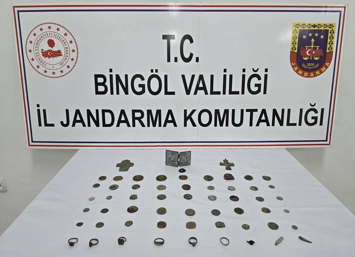Bingöl'de 45 sikke ele geçirildi